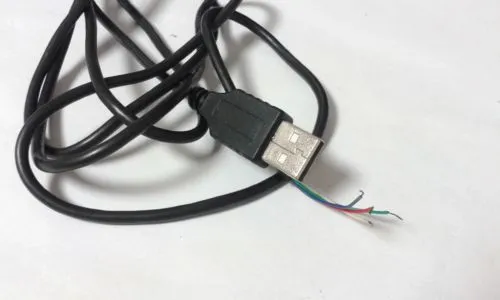 1M кабель USB 2.0 тип женщина к 4core 4 провода данных зарядный кабель шнур DIY