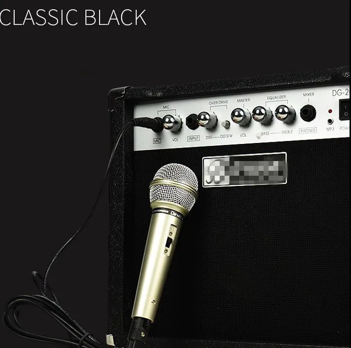 20w Acoustic Electric Guitar Amplifier guitar speaker with MIC Musical instruments accessories guitar parts