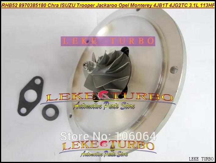 RHB52 VI95 8970385180 Turbocharger Cartridge Turbo Chra ISUZU Trooper Jackaroo Opel Monterey 4JB1T 4JG2TC 113HP 3.1L (4)