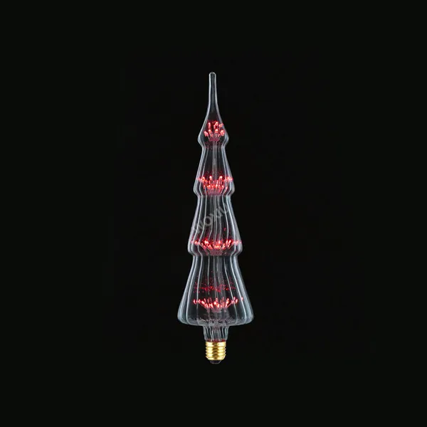 Woxiu árvore de natal vidro vintage filamento lâmpada edison retro céu estrelas branco quente decorações do dia de natal2272041