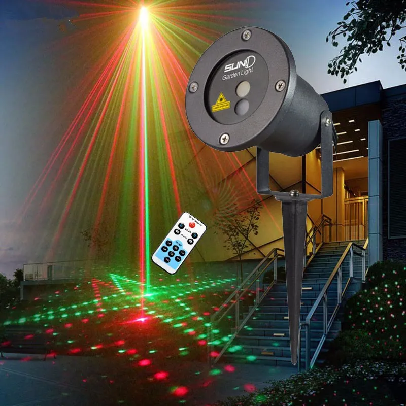 Outdoor laser shop light show projector
