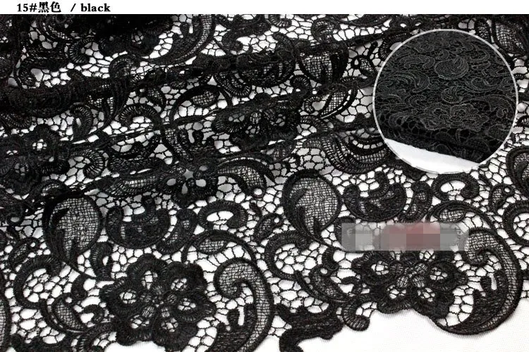 2019 Charming Lace Tops High Quality Water Soluble 3D African Lace Venice Lace Fabrics Wedding Dress Fabrics HY11787162852
