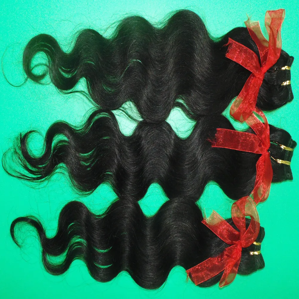 Gran stock 9pc/lote 7A Extensinas humanas de cabello malasio más barato tejido de ondas corporales Bundles Wefts Envío rápido