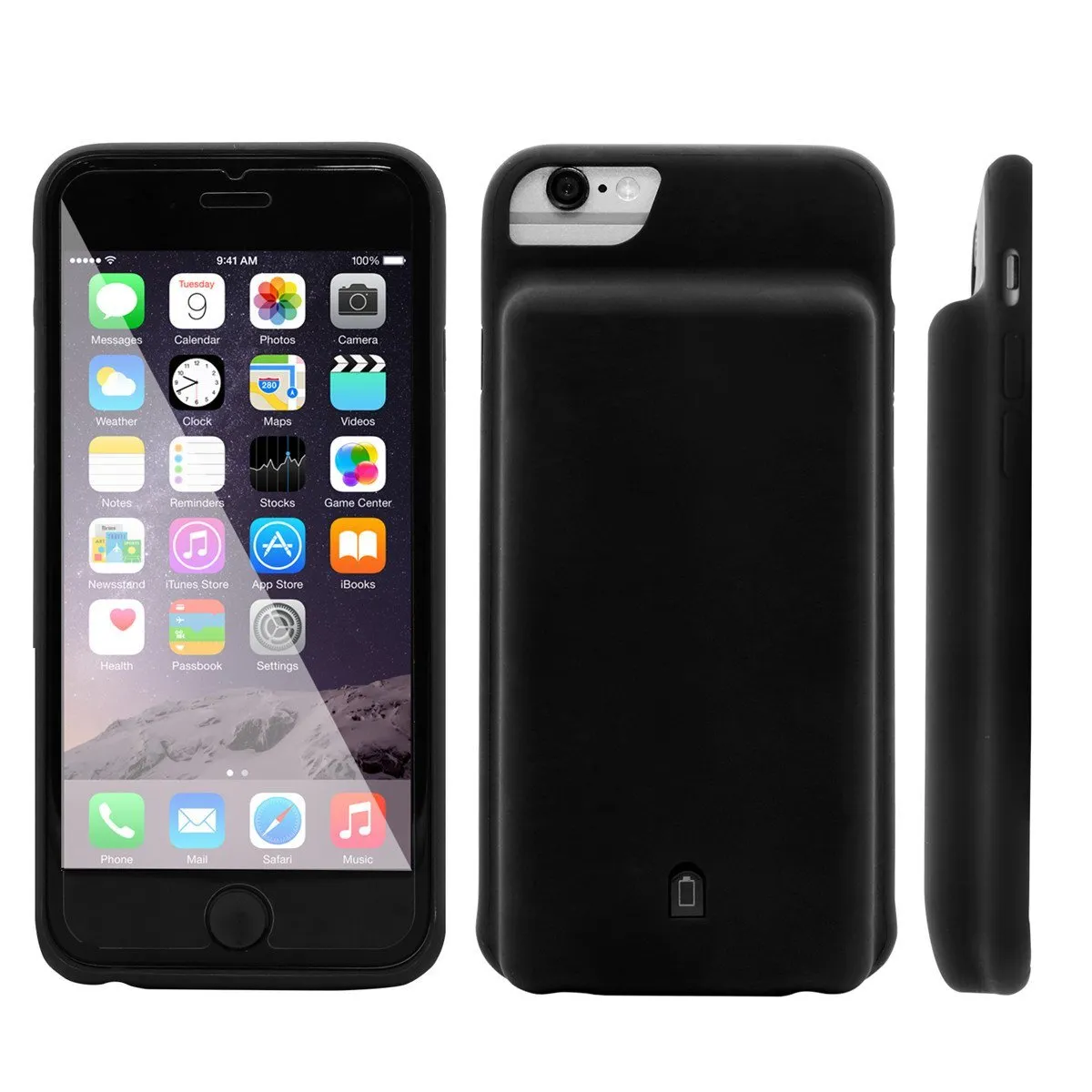 Slim Charger Case For IPhone 7 Charging Case Soft Silicon Portable