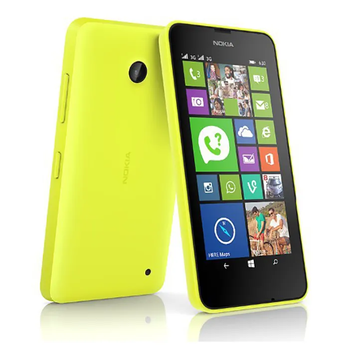 オリジナルの改装されたNokia Lumia 630 windows電話シングルSIM 4.5インチのクワッドコアのデュアルSIMの窓ROM 8GB 5MPカメラ3G WCDMAセルPhon