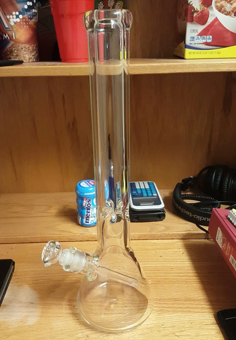 Cabeça Online Loja Novos Boncos De Vidro De Vidro Tubos De Água Beaker Super Heavy 17 "20" Polegadas Vidro Bong