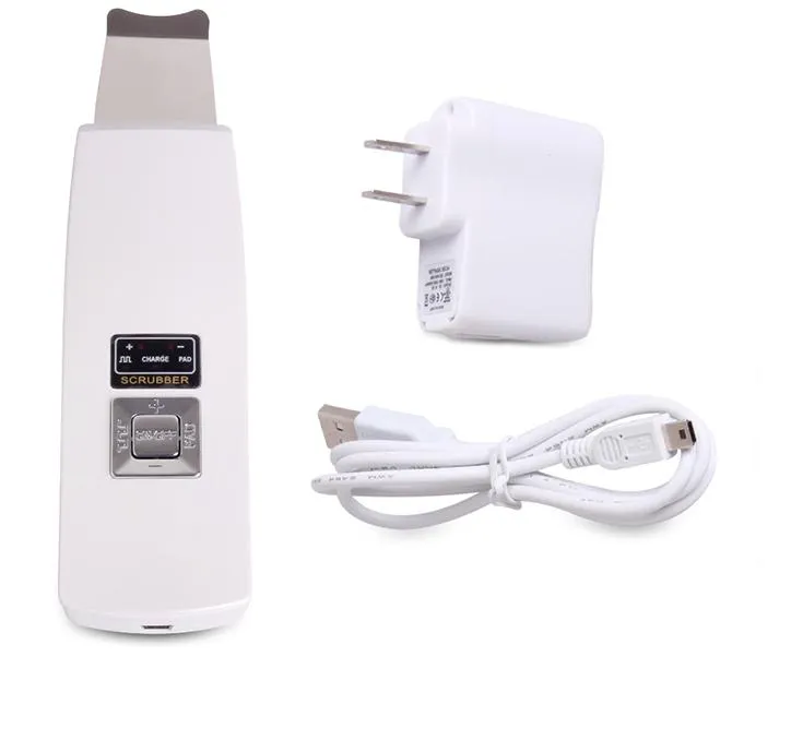 Ultrasone Huid Scrubber Gezicht Spa Ultrasound Ion Lead-in Nutrition Verwijderen Acne Blackhede Huidverzorging Schoonheid Machine Oplaadbaar