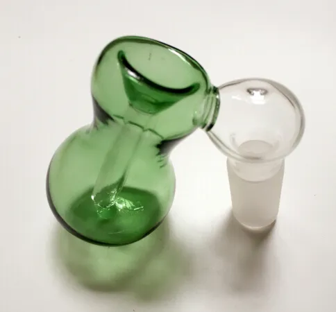 Adaptateur de cendrier en verre en verre de gobelet Super Glass Catcher Bowl avec Brouilleur de cenchage de cendre en verre en verre de verre de 14 mm de 18 mm