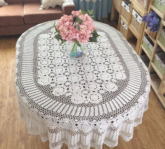 Vintage Handmade Doily,crochet Lace Doilies, Round Doily for Sale ,lace  Table Cover,tablecloth,wedding Doilies,gift for Her 