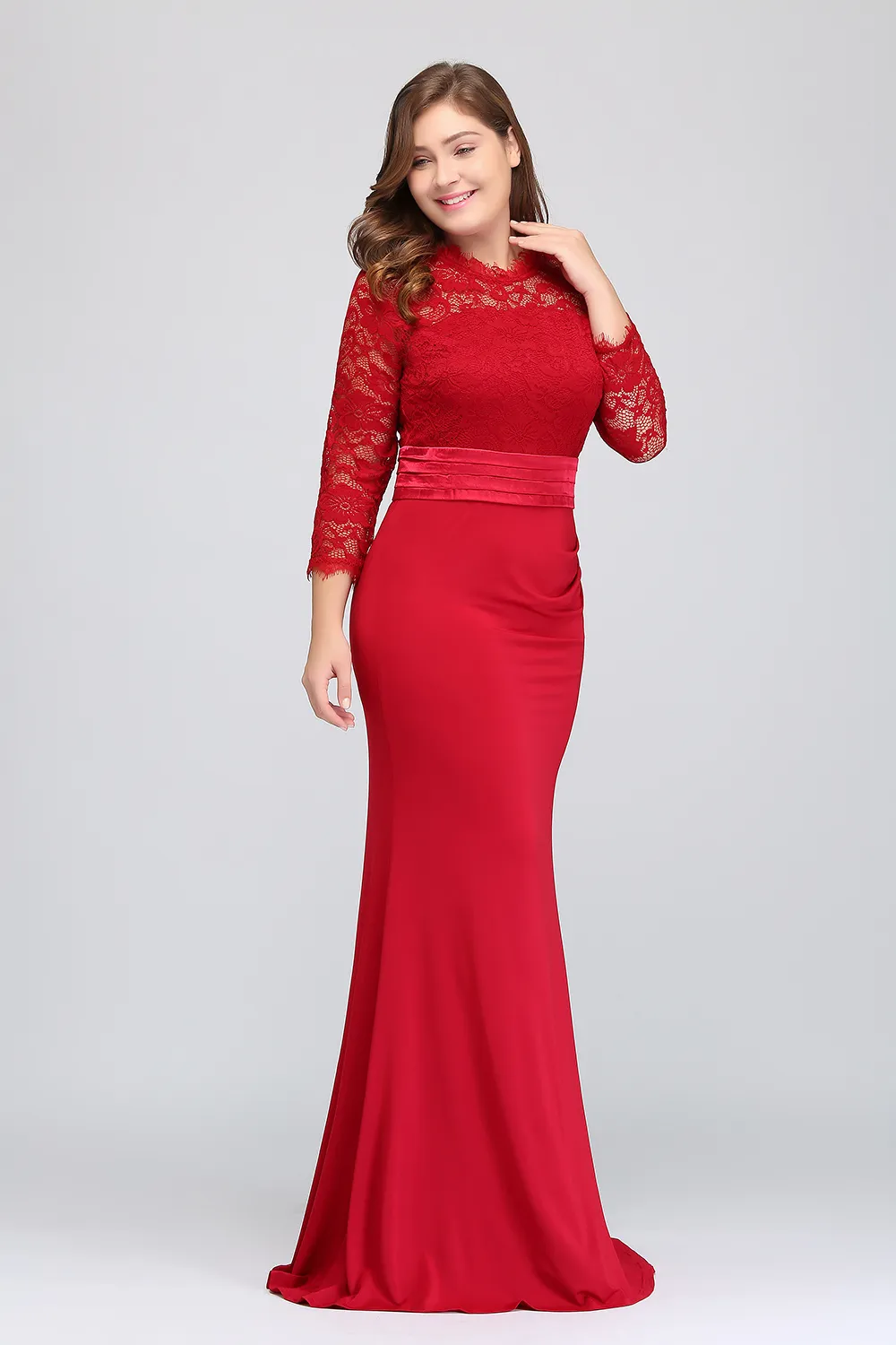 Plus Size 2018 Real Pictures Cheap Bridesmaid Dresses Long Chiffon ALine Formal Dresses Modest Special Occasion Evening Gowns CPS2647974