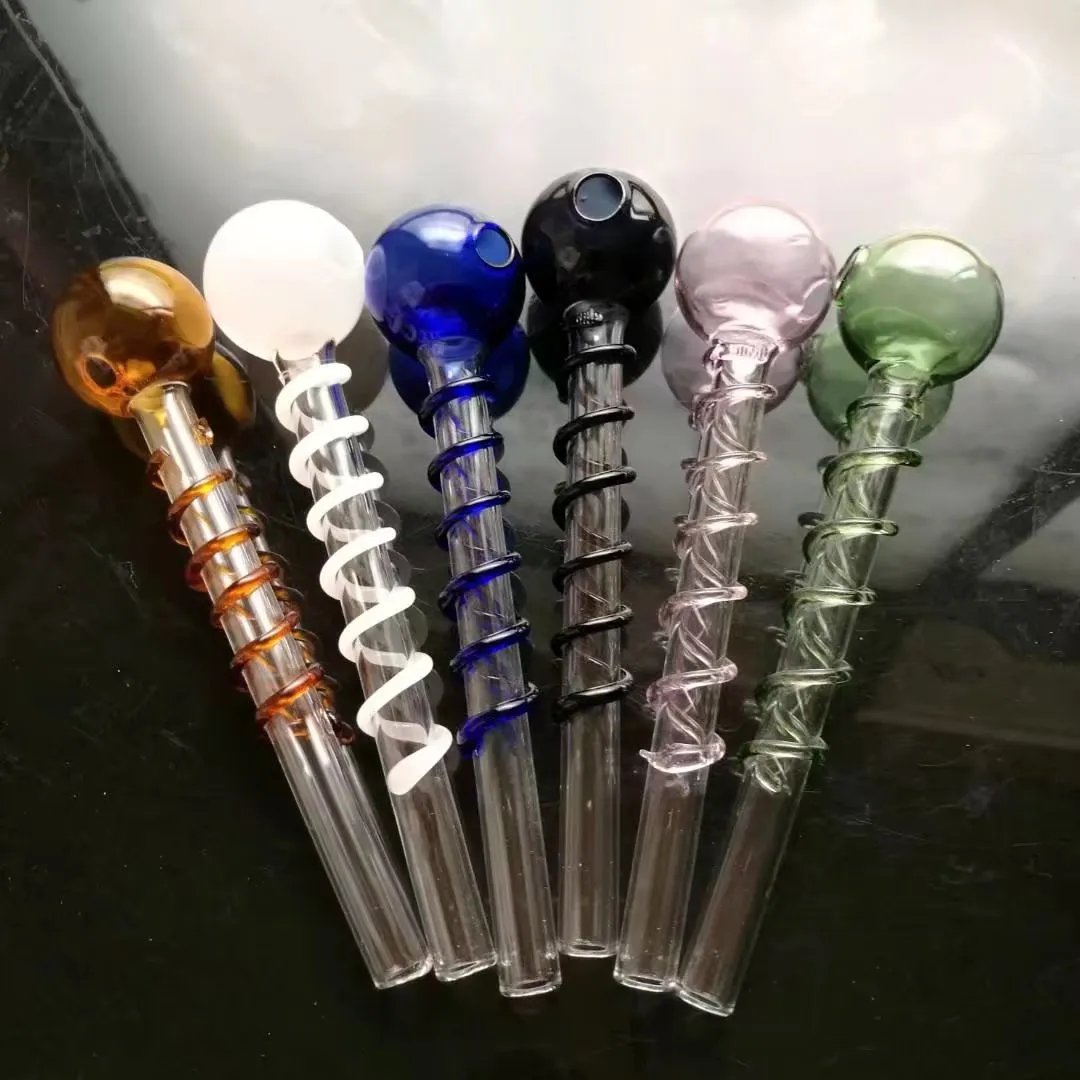 Hochwertige neue Glaspfeifen Ölbrenner Gebogene Mini-Rauchpfeifen für Glasbongs Wasser