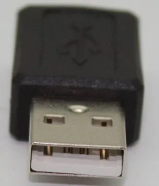 Siyah Toptan USB 2.0 Tip Erkek - Mini 5pin USB B Tip 5pin Dişi Konektör Adaptör Convertorc 