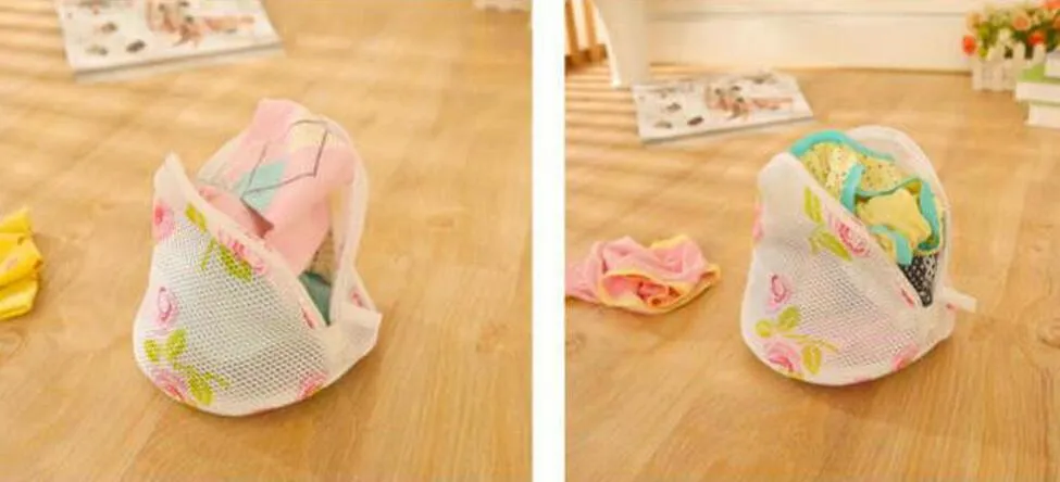 Nya Kvinnor BH Laundry Väskor Underkläder Tvätt Hosiery Saver Protect Aid Mesh Bag Travel PH1