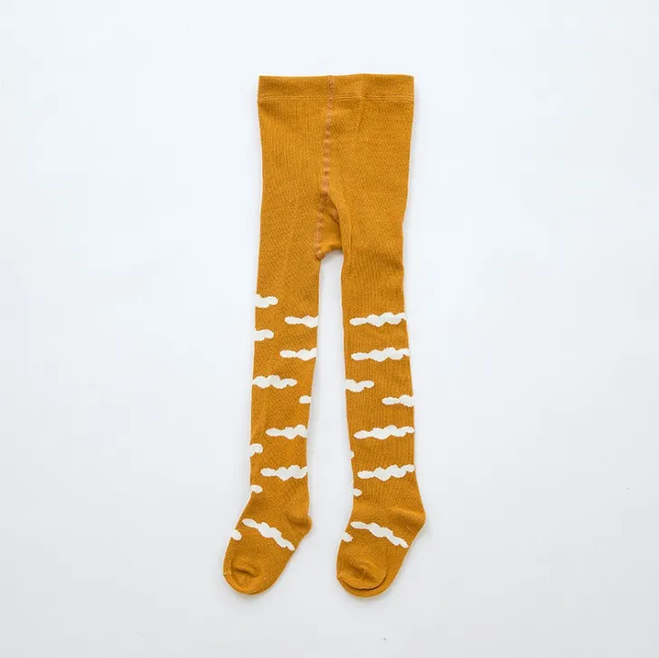 Ins Calças de crianças bebê unisex legging triângulo raposa panda nuvem nuvem criança meias meias meias linda calças calças calças