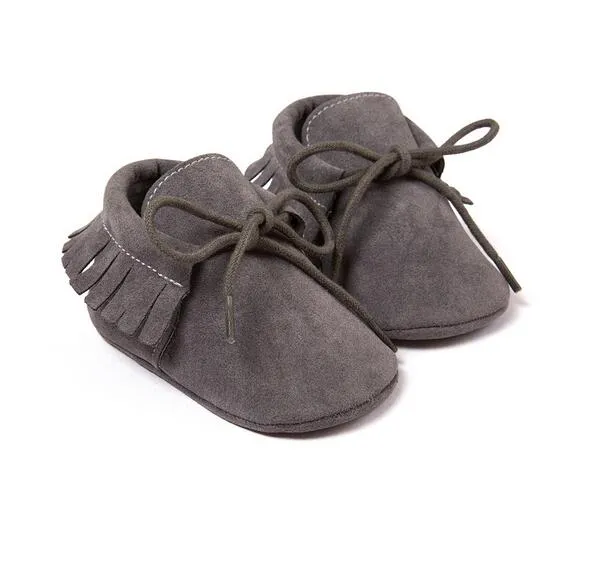 Baby PU Leather Moccasins walker shoes boys girls kids Toddler lace-up Shoes Moccasin soft first walkers shoes