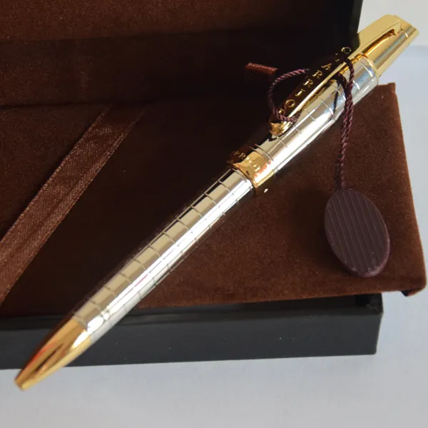 Top Qualität Metall Charriol Stifte Silber Goldener Rosegolden Luxus Kugelschreiber mit Kasten und Tag