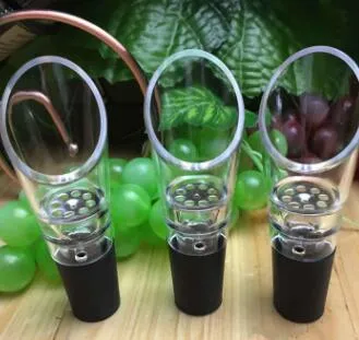 Aeratori vino in plastica Decantazione vino Aeratore Filtro aeratore Strumenti barra versatore con confezione OPP Spedizione gratuita