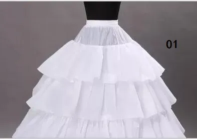 Düğün Petticoats Hoops Ball Wowns Sebzeli Düğün Gelin Elbiseleri için Kızıllar Artı Beden Crinoline Petticoat WS0044232348