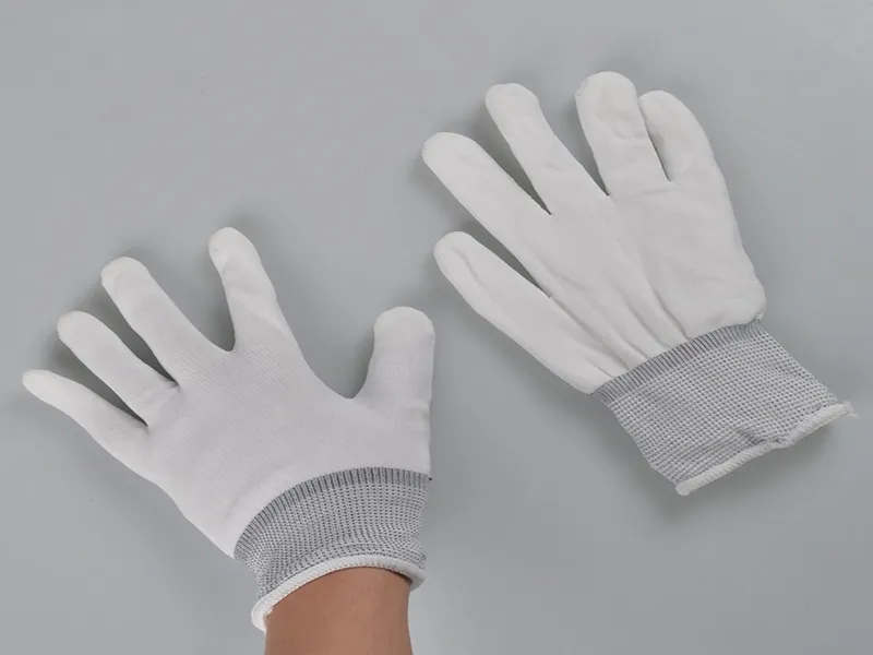 / Coloful LED-handske Rave Light LED Finger Ljushandskar Ljus upphandske för Party Favor White Gloves