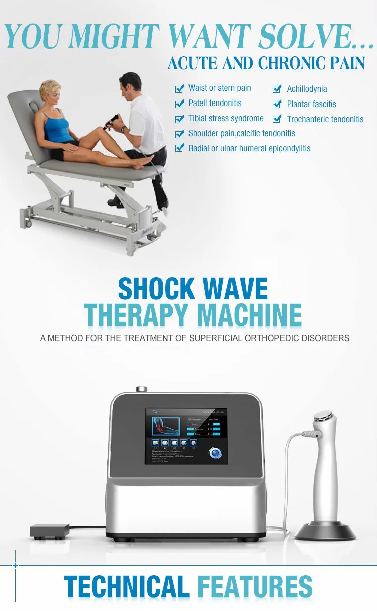 Hot new products for extracorporeal shock waves medical equipments SW8