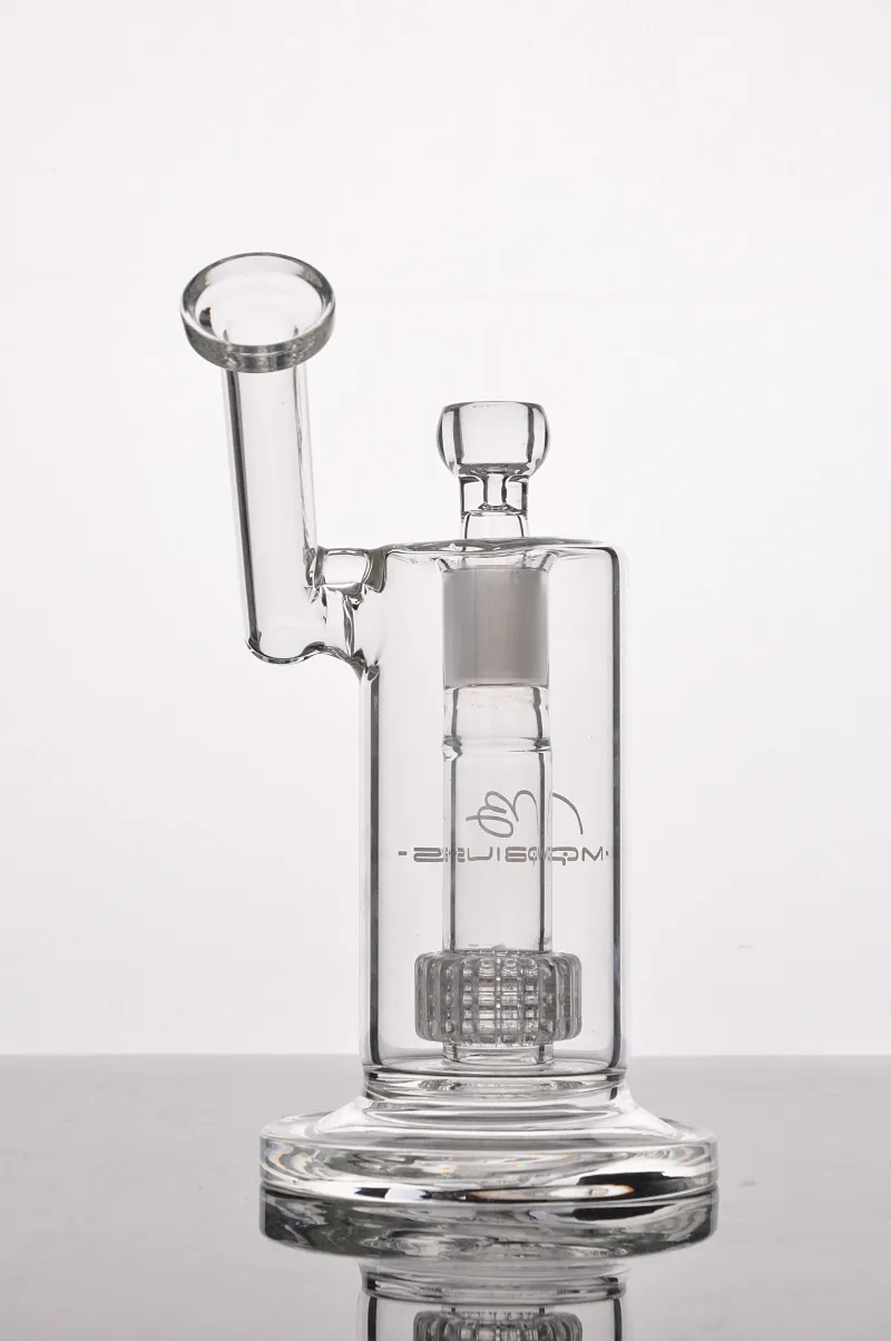Mobius Stereo Matrix Perc- Ny Recycler Oil Rigs Glas Vatten Bongs Rör för rökning Höjd 210mm Tube Oil Rig