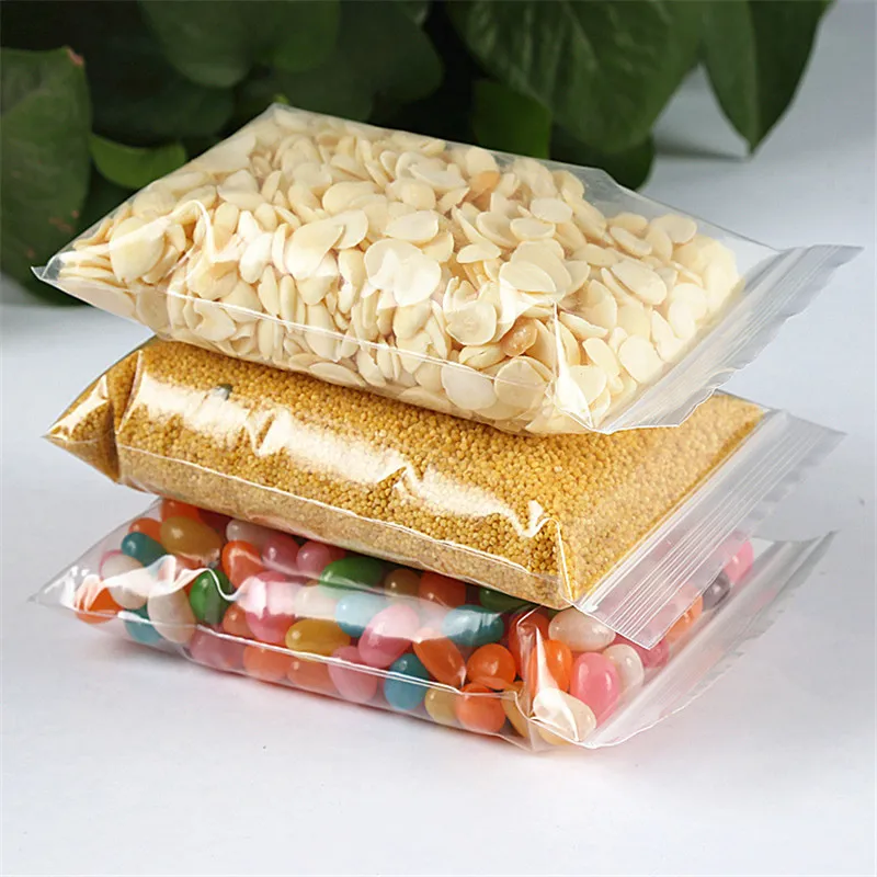 8x12cm3.15"x4.73" Thick PE bag x Small Zip Lock poly bag, Reclosable Clear plastic pouch zipper Grip seal,Jewelry self-sealed bags