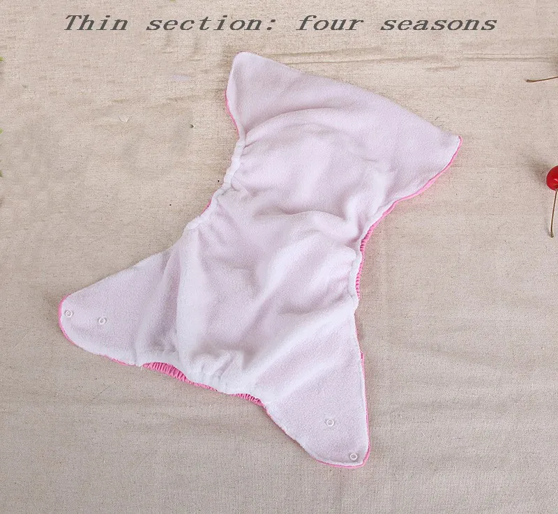 10 pièces bébé coton imperméable à l'eau doux couche-culotte couverture réutilisable lavable taille réglable printemps été automne hiver bouton Diape6947830