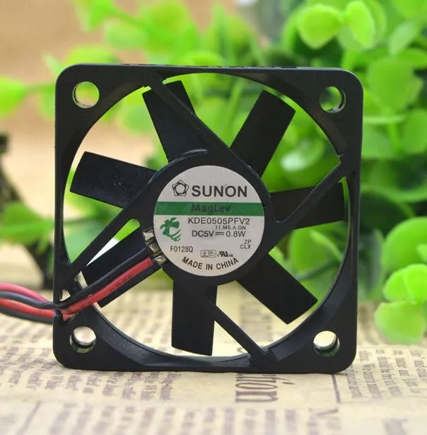 Sunon KDE0505PFV2 5010 5V 0,8W 5cm 2 Line Ultra Thin Silent Cooling Fan