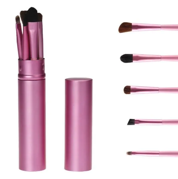 Pony Hair Pro Makeup Lidschatten-Pinsel-Set, Schwarz, Make-up-Pinsel-Set, Kosmetik, weicher Lidschatten-Pinselhalter, Make-up-Werkzeug + Rundrohr