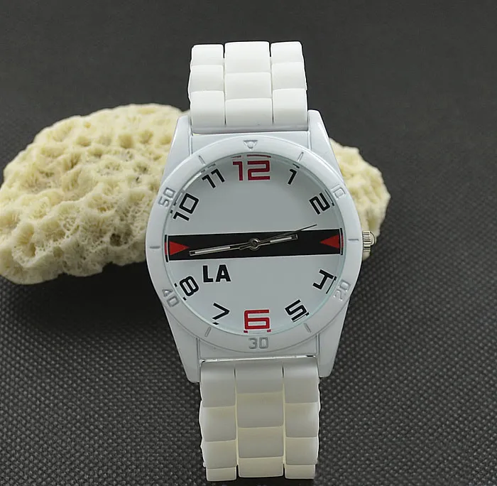 Casual Women Men Unisex Animal crocodile Style Dial Silicone Strap Analog Quartz Wrist watch
