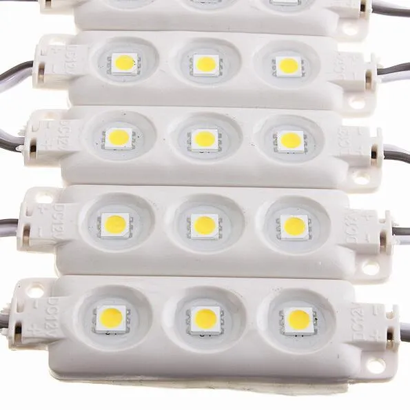 5050 Modules LED étanches IP65 Modules LED 68*19 DC 12V SMD 3 LED s signe rétro-éclairage LED pour lettres de canal blanc