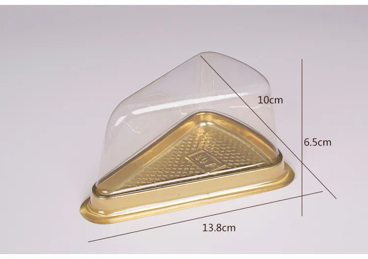 Caja de postre transparente de queso transparente de plástico desechable Caja de sándwich de captación de plástico para pastelería Bakery WA4199