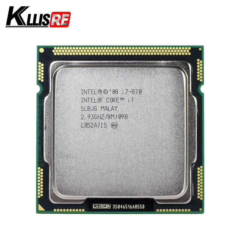 オリジナルIntel Core I7 870プロセッサクワッドコア2.93GHz 95W LGA 1156 8MキャッシュデスクトップCPU