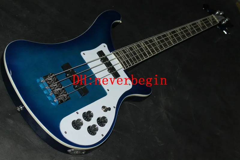 Promotions 4 string bass 4003 Electric Bass Guitar blue colors Freedom of choice 