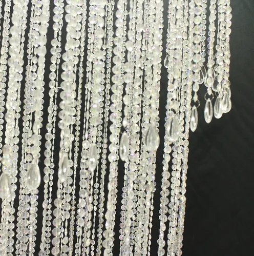 Lustre en cristal clair tourbillon pour décoration de mariage décorations de fête lustre romantique livraison gratuite