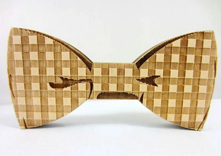 Hot Wood Bow Slipsar Goodwood 8 Stilar Handgjorda Vintage Traditionell Bowknot För Gentleman Bröllop Trä Bowtie Gratis FedEx TNT