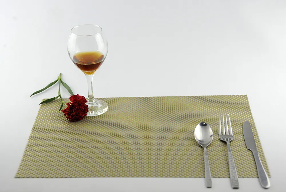 Jankng / mode modern pvc matbord placemat europa stil kök verktyg porslin pad coaster kaffe te plats matta