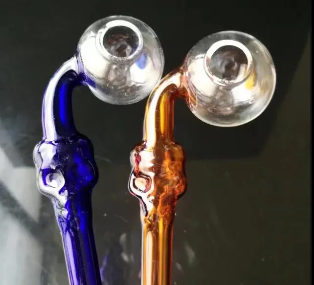 New color bones bent pot Wholesale Glass Bongs, Glass Hookah, Smoke Pipe Accessories