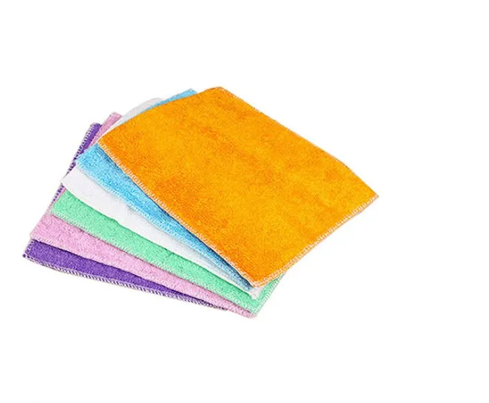 Serviette en tissu de lavage à l'huile en Fiber de bambou, pour meubles de cuisine, lingette de sol pour voiture, grande vaisselle multifonctionnelle, ménage