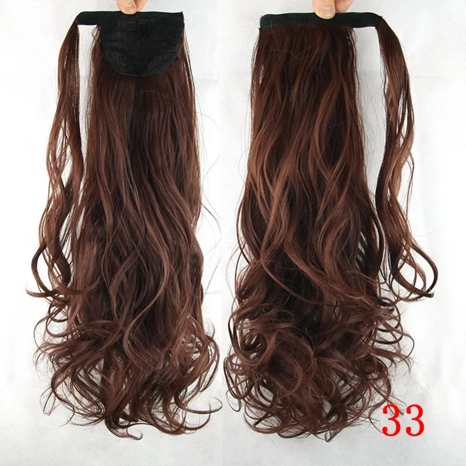 Taj Invisible Wig Hair Extensions 30cm 60cm Synthetic Ponytail