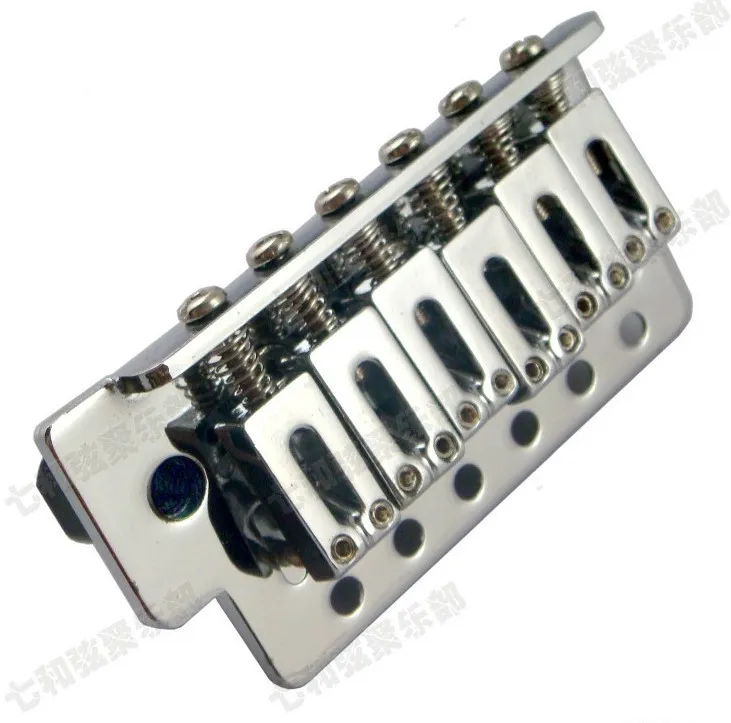 Chrome 6 Strings Electric Guitar Tremolo Bridge With Bar Guitar Parts Musical instrument accessories