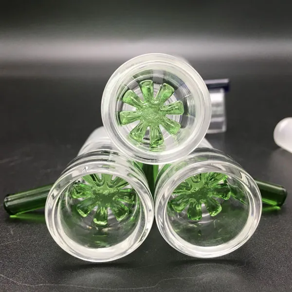 Smoking Accessories 14mm 18mm Slide Glass Bowl Thick Pyrex Water Pipe Green  Blue Colorful Heady Bowls For Bongs From Szvc, $4.88