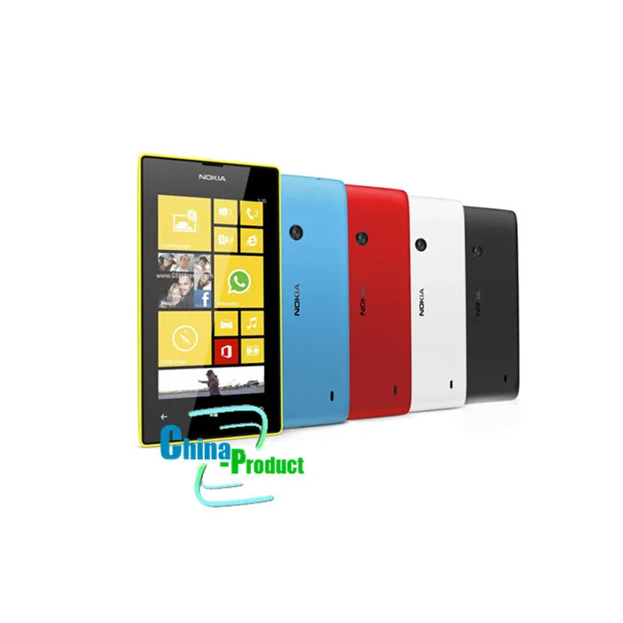 원래 Nokia Lumia 520 듀얼 코어 3G 전화 WiFi GPS 5MP 카메라 512M / 8G 스토리지 잠금 해제 Windows 휴대 전화