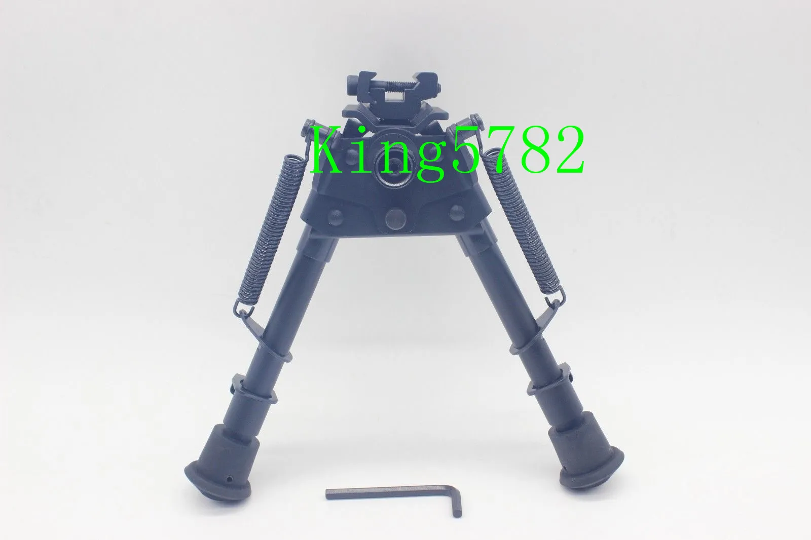 6"-9" Harris Style Tactical Bipod 5 Levels Adjustable Spring Loaded Legs Heavy Duty Bipod