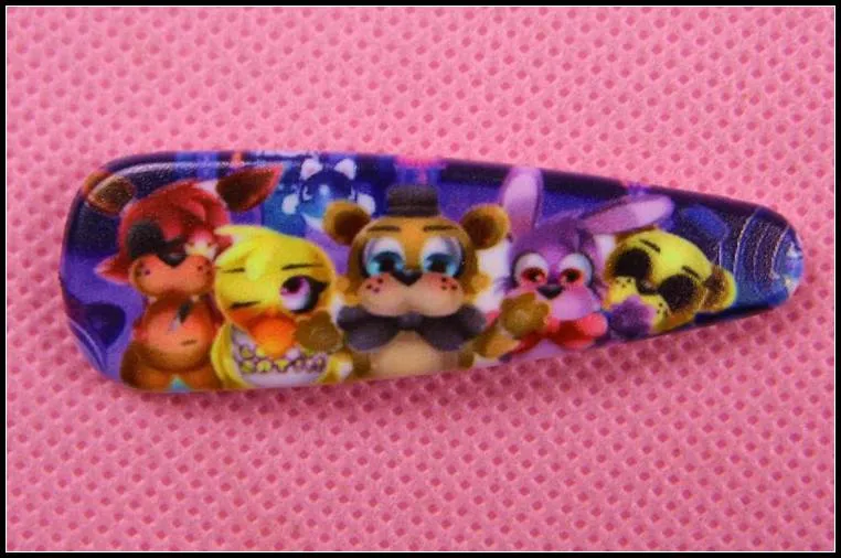 Prettybaby Five Nights At Freddy's girls hair clips children cartoon hair accessories princess FNAF hairpins barrettes Pt0395# mi