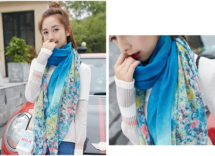 Ladies Women pashmina soft silk cotton autumn scarves fashion wraps scarf casual beach accessories, to choose