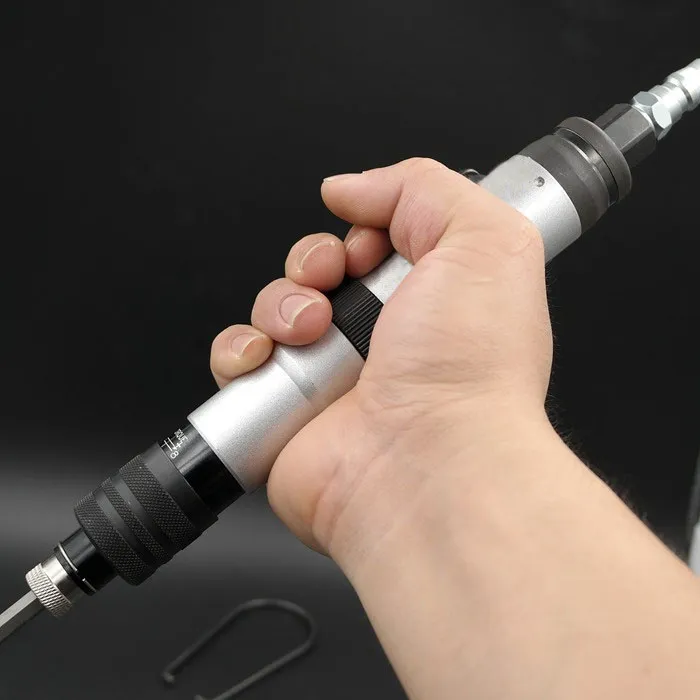 force preset automatic pneumatic screwdriver power tools 418 imported high precision torque adjustment air screw driver