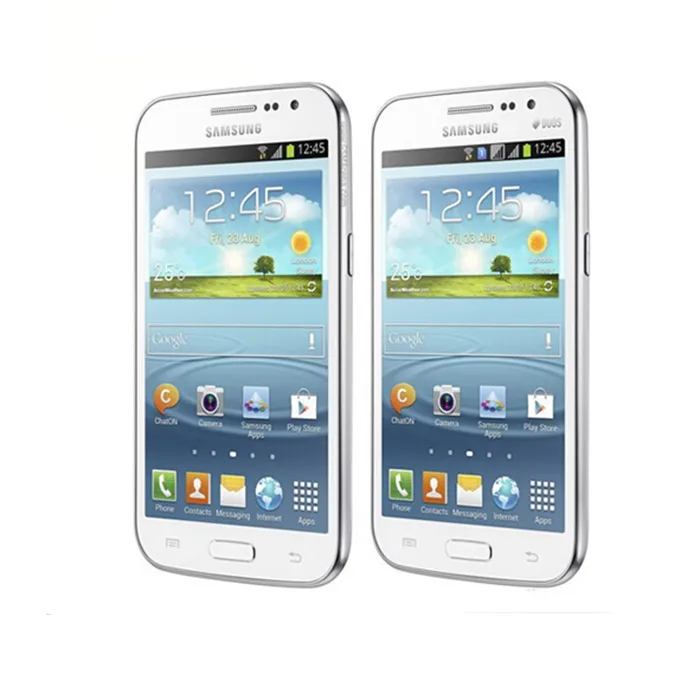 Renoverad Samsung Galaxy Win i8552 Mobiltelefon 4.7inch 1g / 4g Quad Core 5.0mp Camera Dual Sim Android 4.1 Olåst telefon