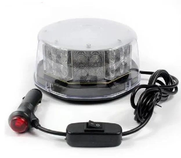 Hochwertige 32-W-LED-Warnleuchten für Autos, Notlicht, Rundumleuchte für Polizei, Krankenwagen, Feuerwehrauto, Montage durch Magnete, wasserdicht