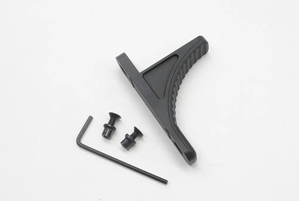 Nieuwe Tactische Foregrip Front Grip Verticale Grip Rail voor Key Mod HandGuard Aluminium Zwart Gratis Verzending